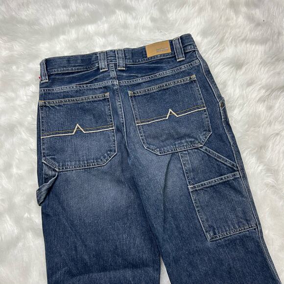 Urban Pipeline dark wash carpenter cargo jeans size 16 - Picture 2 of 4